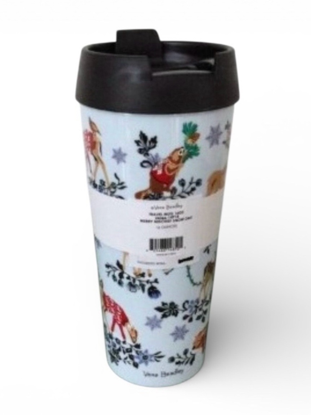 Vera Bradley Merry Mischief Snow Day 3‑Pc Set – Notebook, Pen & Travel Mug – NWT - Picture 11 of 13